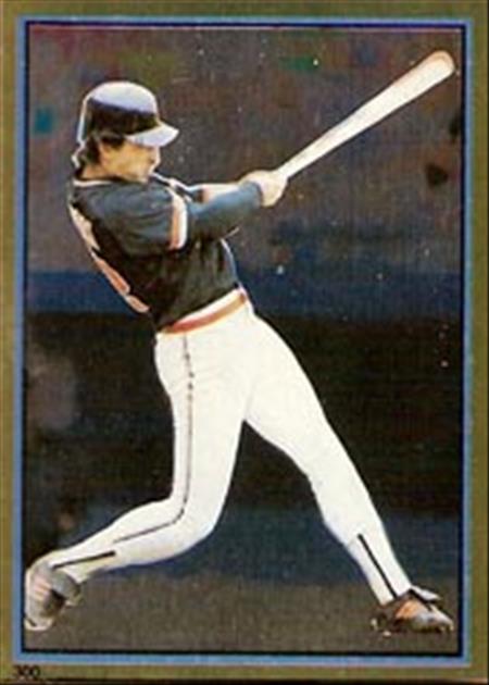 1983 Topps Baseball Stickers     300     Jack Clark FOIL